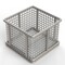 Anysizebasket Rectangular Wire Mesh Basket: 4Lx4Wx3H, 304 SS, 3/16 Rod Frame, No Handles, Mesh: 2 x .063 TMT-040040030-N02S - alternate 1